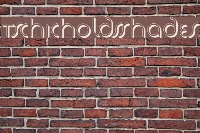 TschicholdsShades Font examples