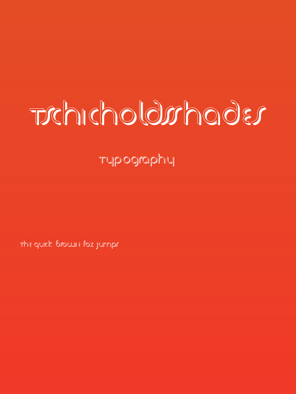 TschicholdsShades Poster