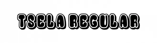 Tsela Regular  Скачать бесплатные шрифты