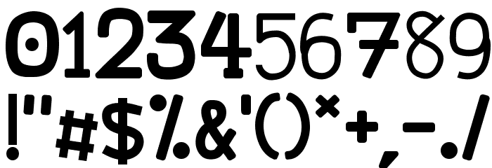 Tsukumogami Font OTHER CHARS