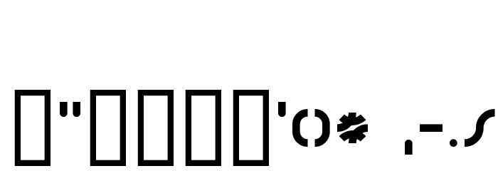 tsunami Font OTHER CHARS