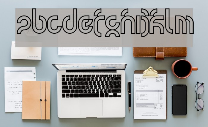 tsunami Font examples