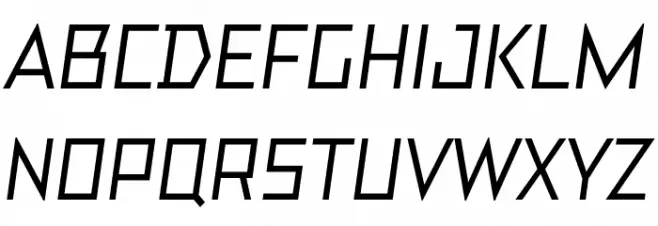 TT Bricks Medium Italic DEMO 字体 大写