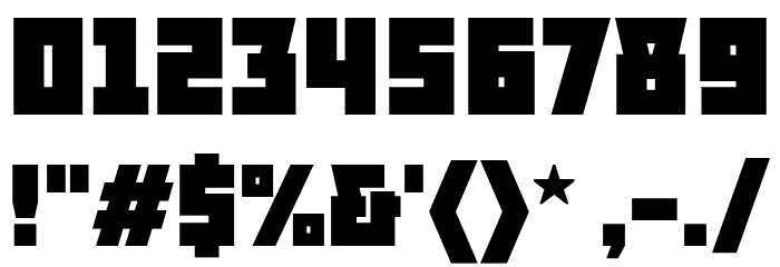 TT Bricks Trial Black Font OTHER CHARS