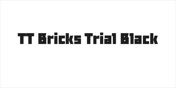 TT Bricks Trial Black Logo