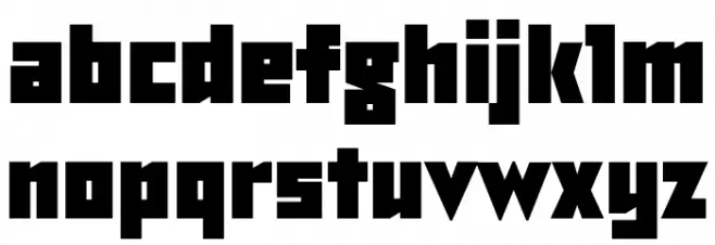 TT Bricks Trial Black Font LOWERCASE
