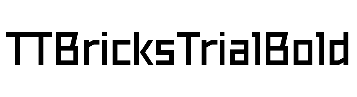 TT Bricks Trial Bold  Frei Schriftart Herunterladen