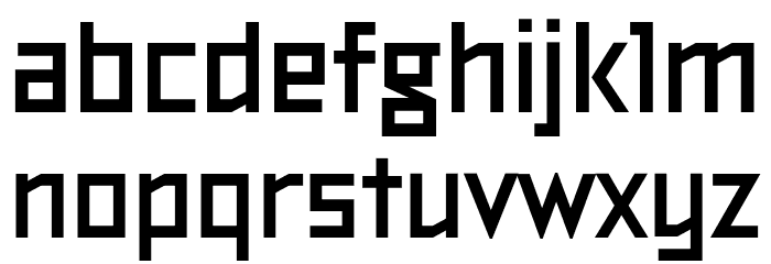 TT Bricks Trial Bold Font LOWERCASE