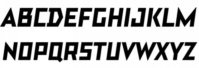 TT Bricks Trial Extrabold Italic 字体 大写