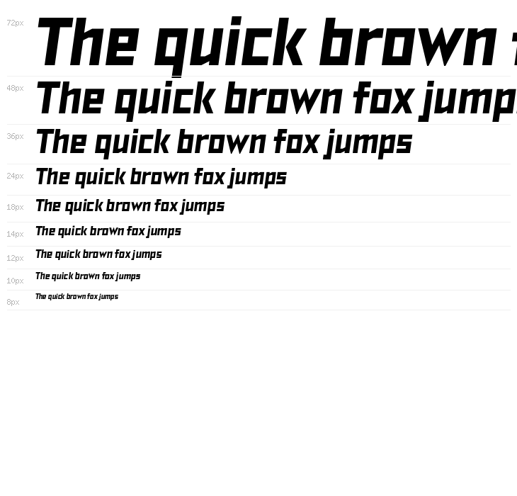 TT Bricks Trial Extrabold Italic Waterfall