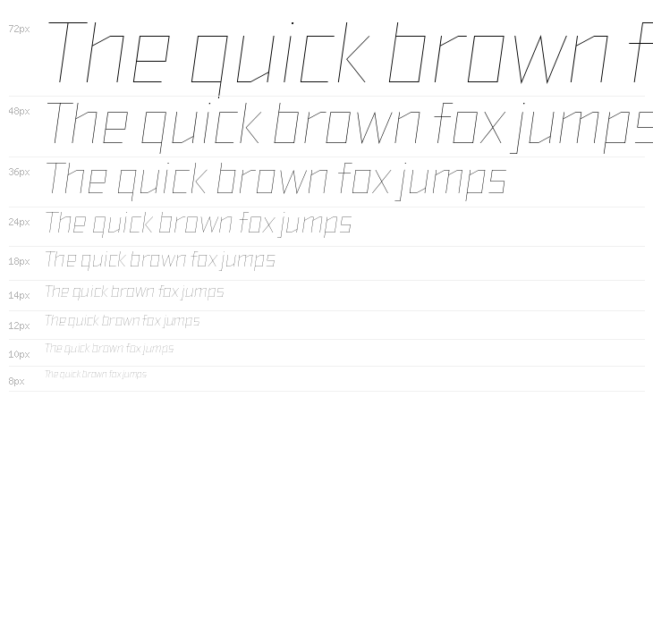 TT Bricks Trial Hairline Italic Waterfall