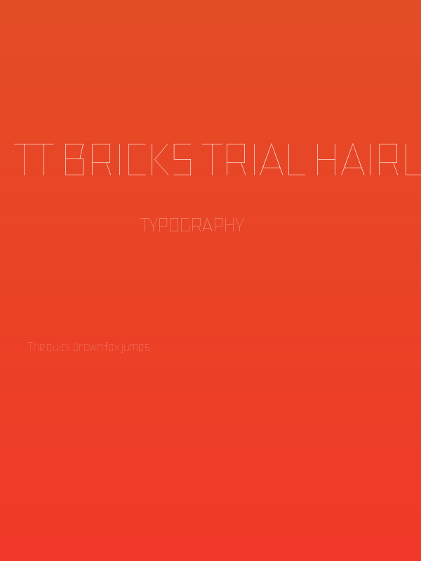 TT Bricks Trial Hairline Poster