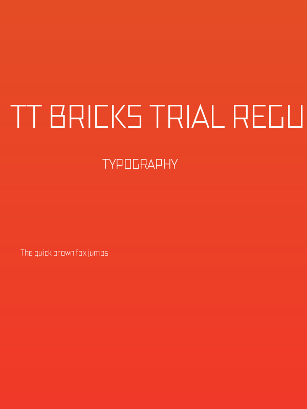 TT Bricks Trial Regular Poster
