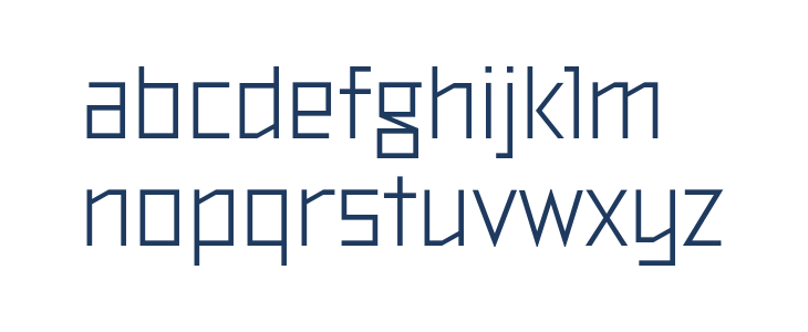 TT Bricks Trial Regular Lowercase