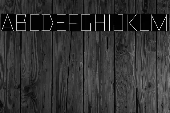 TT Bricks Trial Thin Font examples