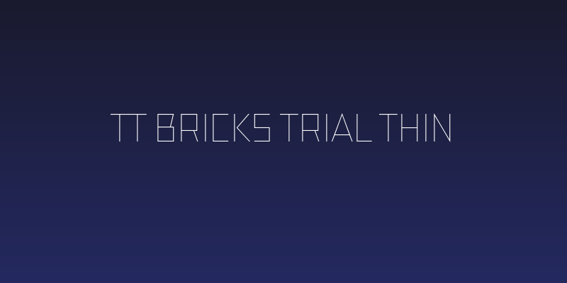 TT Bricks Trial Thin Social Header