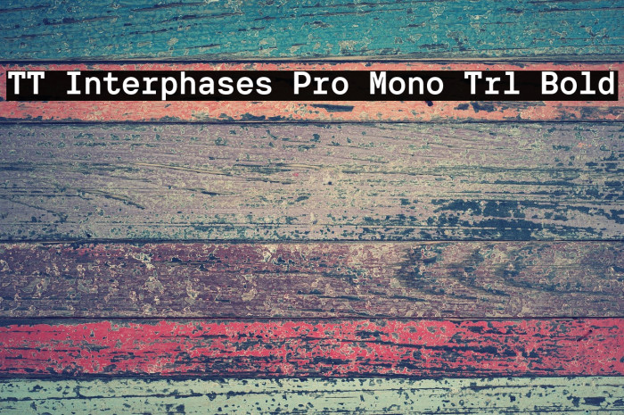 TT Interphases Pro Mono Trl Bold Example 1