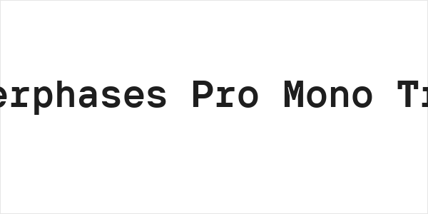 TT Interphases Pro Mono Trl Bold Logo