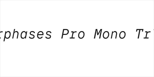 TT Interphases Pro Mono Trl Italic Logo