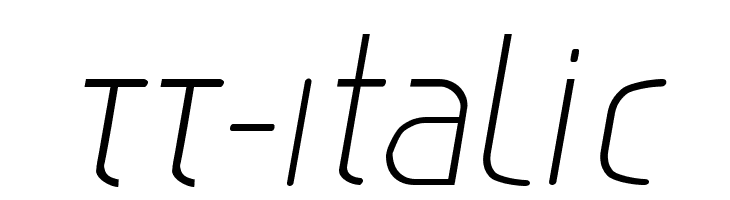 TT-Italic لخطوط تنزيل