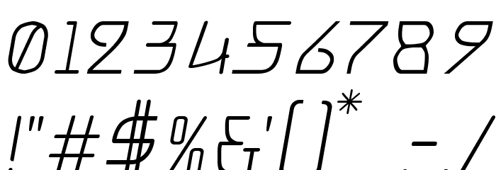 TT-Italic Font OTHER CHARS