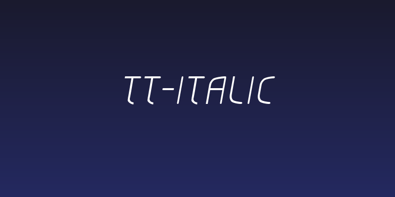 TT-Italic Social Header
