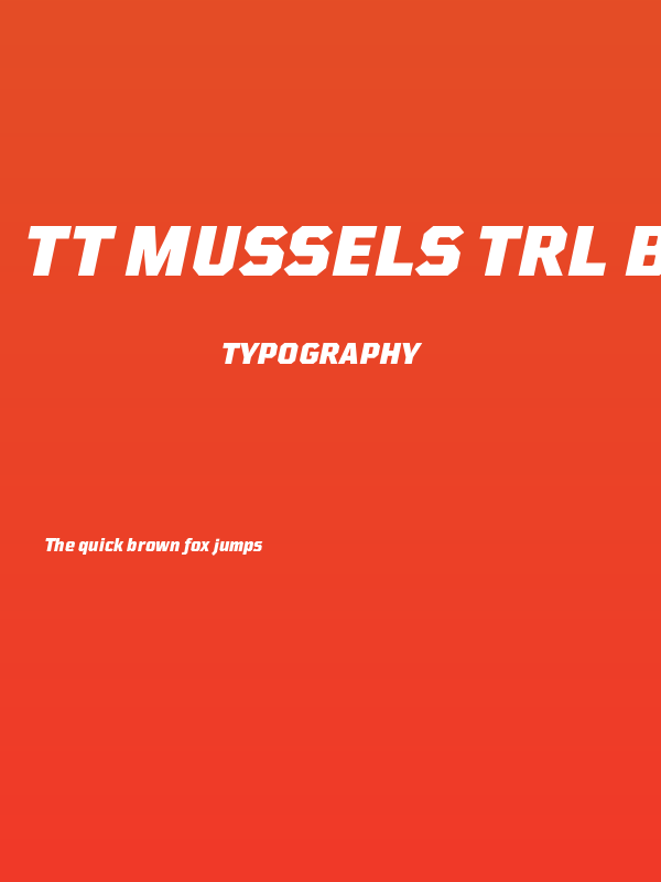 TT Mussels Trl Black Italic Poster