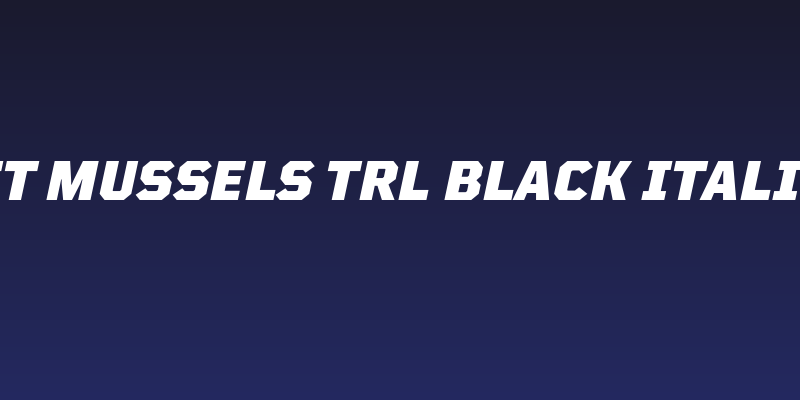 TT Mussels Trl Black Italic Social Header