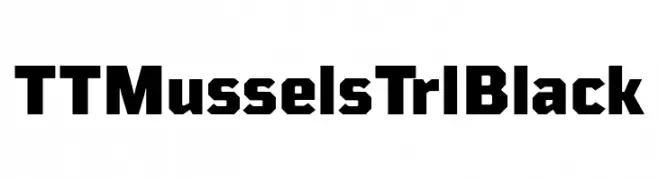 TT Mussels Trl Black  تنزيل الخطوط