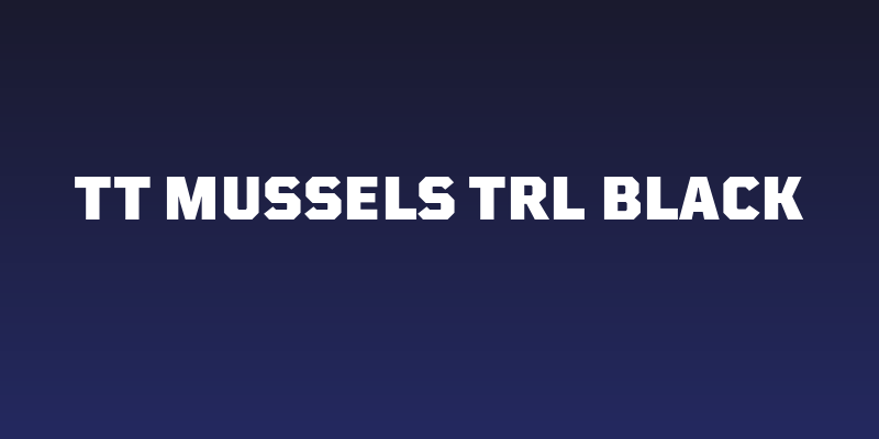 TT Mussels Trl Black Social Header