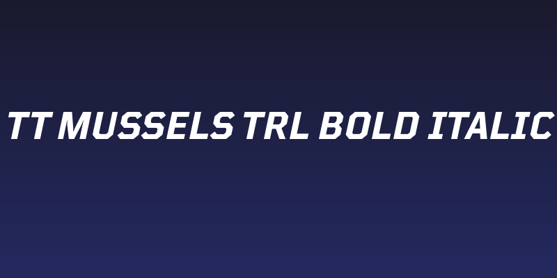 TT Mussels Trl Bold Italic Social Header