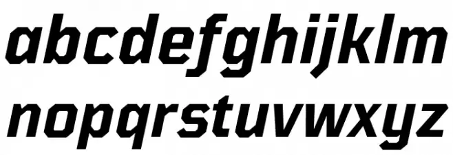 TT Mussels Trl Bold Italic Font Litere mici