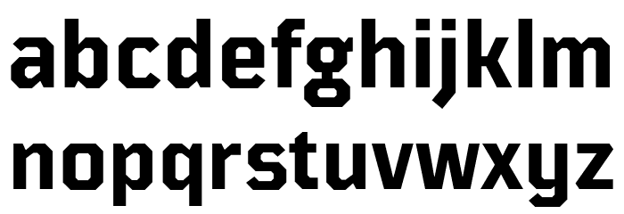 TT Mussels Trl Bold Font LOWERCASE