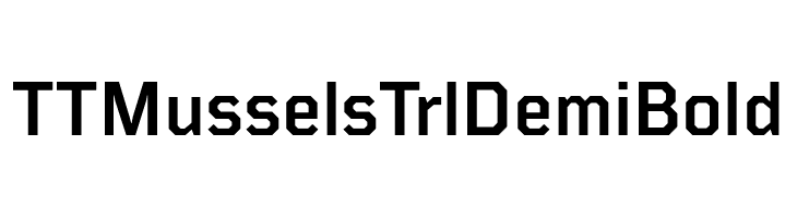 TT Mussels Trl DemiBold  baixar fontes gratis