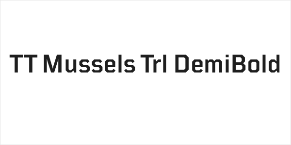 TT Mussels Trl DemiBold Logo