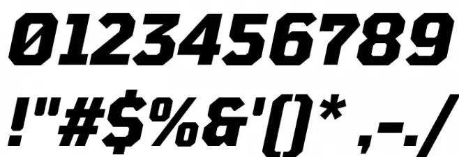 TT Mussels Trl ExtraBold Italic Polices AUTRES CHARS
