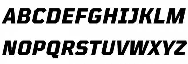 TT Mussels Trl ExtraBold Italic フォント 大文字