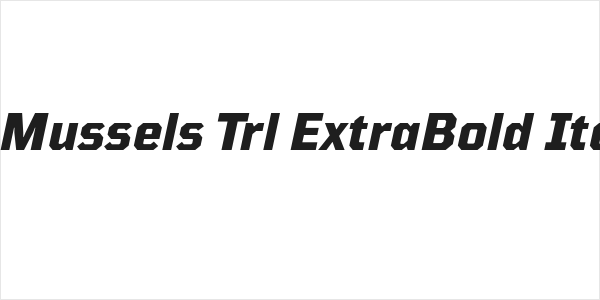 TT Mussels Trl ExtraBold Italic Logo