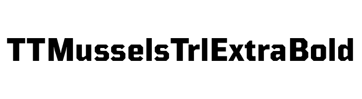TT Mussels Trl ExtraBold  لخطوط تنزيل