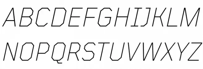 TT Mussels Trl ExtraLight Italic Fonte MAIÚSCULAS