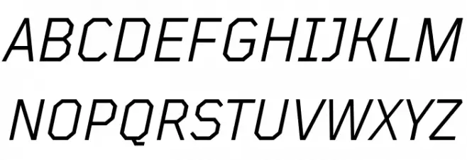 TT Mussels Trl Italic Fuentes MAYÚSCULAS