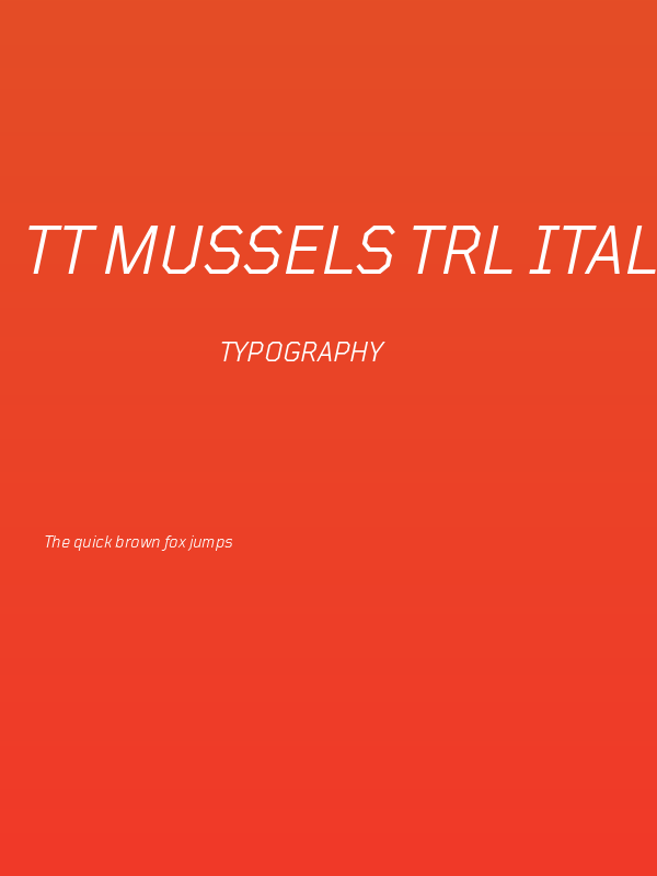 TT Mussels Trl Italic Poster