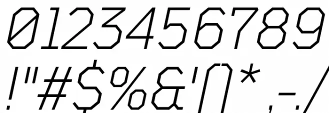 TT Mussels Trl Light Italic フォント その他の文字
