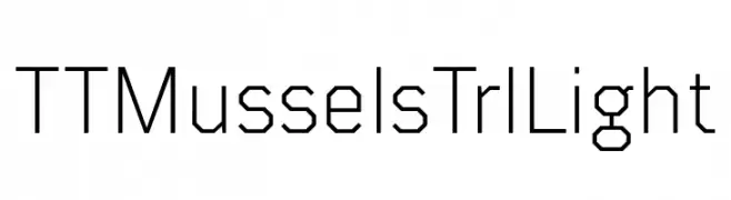TT Mussels Trl Light  baixar fontes gratis