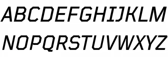 TT Mussels Trl Medium Italic Fonte MAIÚSCULAS