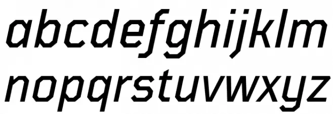 TT Mussels Trl Medium Italic Fonte MINÚSCULAS
