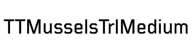 TT Mussels Trl Medium  تنزيل الخطوط