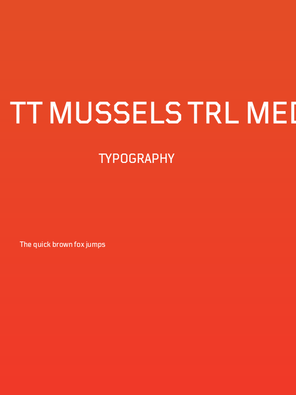 TT Mussels Trl Medium Poster