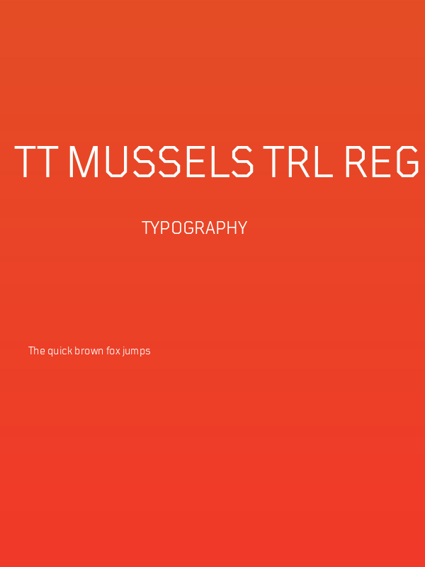 TT Mussels Trl Regular Poster