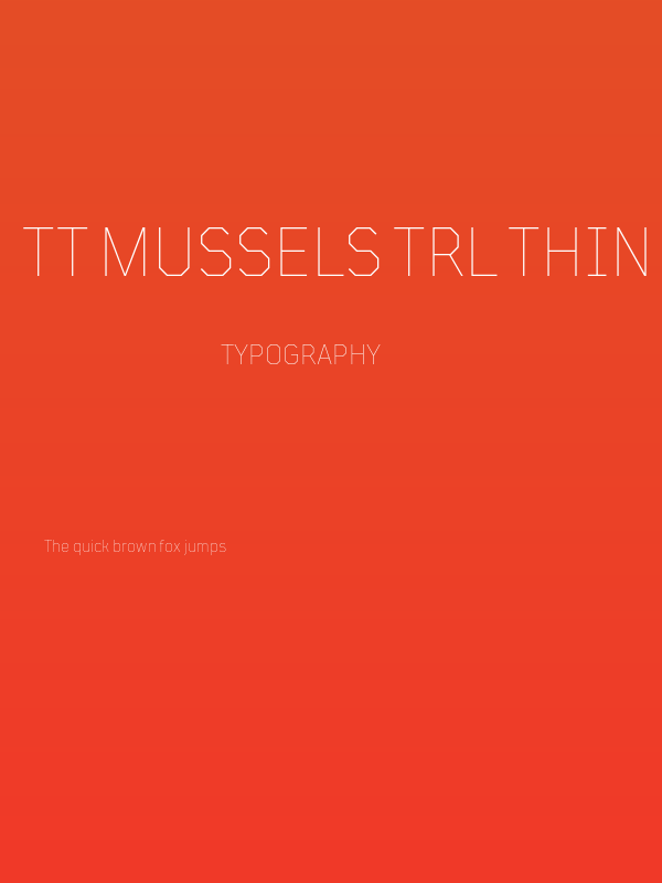 TT Mussels Trl Thin Poster